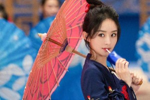 赵丽颖国风连衣裙造型解析，少女感爆棚
